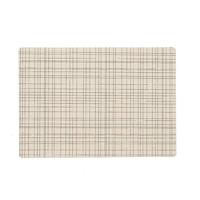 Placemat 40x43cm salvamantel damero liso crudo - thumbnail