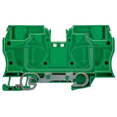 Weidmüller 1739650000 Aardklem Spanveer Groen-geel 10 stuk(s) Piece