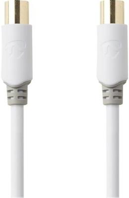 Nedis CSBW40015WT100 Coaxkabel 100 Db Iec (coax) Male - Iec (coax) Female 10,0 M Wit