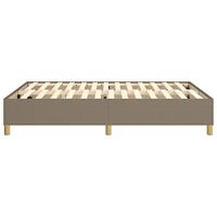 Bedframe zonder matras stof taupe 140x200 cm - thumbnail