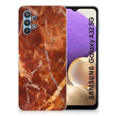 Samsung Galaxy A32 5G | TPU | Siliconen hoesje | Marmer Bruin Samsung Galaxy A32 5G | TPU | Siliconen hoesje | Marmer Bruin
