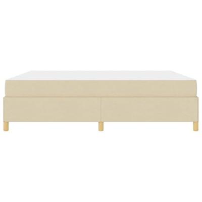 Boxspring bed Anders Zwart en Bruin en Wit 180 x 200 cm Stof