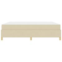 Boxspring bed Anders Zwart en Bruin en Wit 180 x 200 cm Stof - thumbnail