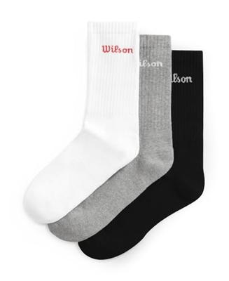Sokkenpakket Wilson Crew Logo Sock 3 Onderdelen Schoenmaat 31 - 35