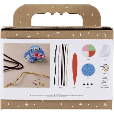 Creativ Company Mini hobbyset boetseren, rendiermonster, diverse kleuren, 1 doos