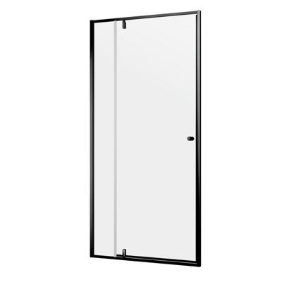 Sealskin Get Wet Contour Nisdeur 100x200 cm 6 mm Helderglas Mat Zwart