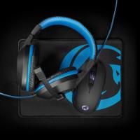 Nedis GCK31100BK Gaming Combo Kit 3-in-1 Headset, Mouse And Mouse Pad - thumbnail