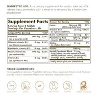 Solgar Vitamine B-complex met Vitamine C Tabletten - thumbnail