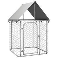 Hondenkennel voor buiten met dak 100x100x150 cm - thumbnail