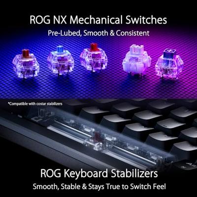Asus ROG Azoth 75 Draadloos Wit - thumbnail