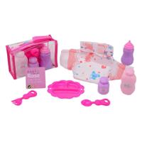 Baby rose verzorgset in tasje - thumbnail