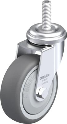 Blickle LRA-PATH 75KF-GS10 Zwenkwiel Wieldiameter: 75 mm Draagvermogen (max.): 75 kg 1 stuk(s)