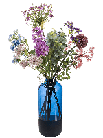 Zijdebloem boeket paarse bloemen kunstplant excl. vaas Driesprong Collection - Driesprong collection - thumbnail