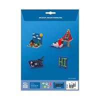 Plusplus Bouwplaat blauw/grijs Plus-Plus: 2 stuks 3840 - thumbnail