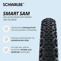 SCHWALBE Buitenband 26x2.1 / 54-559 smart sam - thumbnail