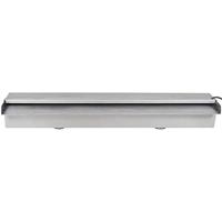 Zwembadwaterval met LED's rechthoekig 60 cm roestvrij staal - thumbnail