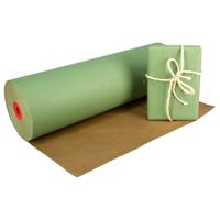 Kraftpapier op rol 59 cm x 400 meter 50 gram/m2 lichtgroen - thumbnail