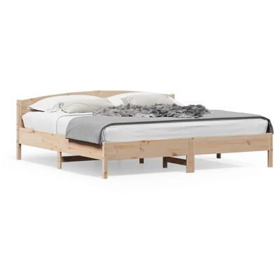 Bedframe zonder matras massief grenenhout 180x200 cm