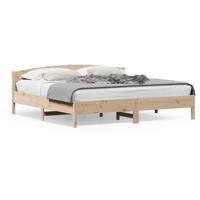 Bedframe zonder matras massief grenenhout 180x200 cm - thumbnail