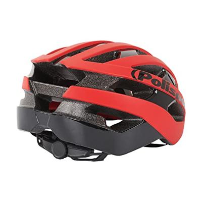 Polisport light pro fietshelm m 52-58cm mat rood/zwart