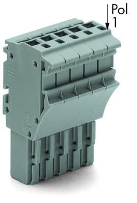 WAGO 2022-109 Connector, female Grijs 50 stuk(s)