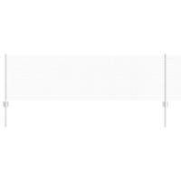 VidaXL Hek met paal zilver 0,6 x 25 m staal - thumbnail