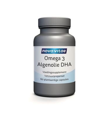 Nova Vitae Omega 3 algenolie DHA 60 Capsules