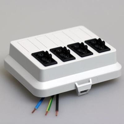 ATTEMA 6041 DEKSEL AK2 GS met 4 aansluitingen GST18® zwart bedraad