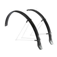 Eurofender spatbordenset Rapido 28 inch 46 mm kunststof zwart - thumbnail