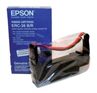 Originele Matrixband Epson ERC-38BR Zwart Rood - thumbnail