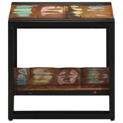 Salontafel Multikleur 40 x 40 x 38 cm Massief Gerecycled Hout