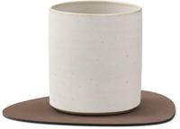 LIND DNA - Glass Mat Curve - Onderzetter 10cm Nupo Truffle - thumbnail