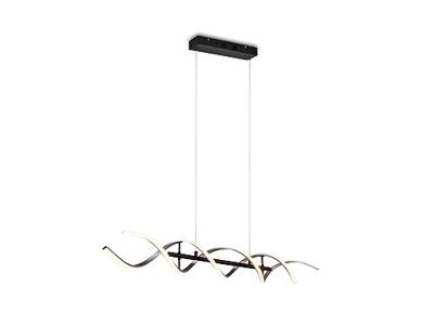 Trio Design led hanglampSequence geborsteld metaal - 341810205