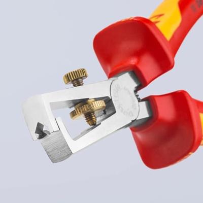 Knipex Afstriptang + veer comfort 160 mm VDE - 11 06 160 SB - 1106160SB