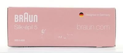 Braun Silk-épil 5 Wet&Dry Silk-épil 5 5-820 Epilator Voor Vrouwen Voor Zachte Ontharing, Wit/Roze