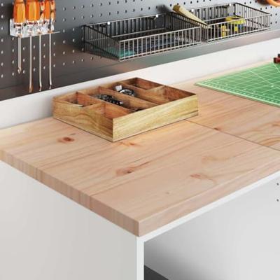 Garagekast 40x51x85 cm massief grenenhout wit