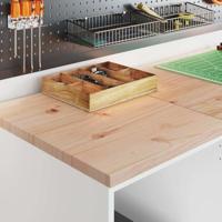 Garagekast 40x51x85 cm massief grenenhout wit - thumbnail