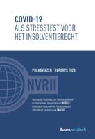 Covid-19 als stresstest voor het insolventierecht - B.P.C. van Weert - Paperback (9789462909427) - thumbnail