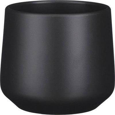 Amber pot rond donkergrijs mat h15,5xd17 cm Mica Decorations - Mica decorations