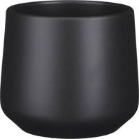 Amber pot rond donkergrijs mat h15,5xd17 cm Mica Decorations - Mica decorations - thumbnail