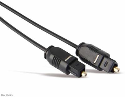 Kash 30L510 Toslink Digitale audio Aansluitkabel [1x Toslink-stekker (ODT) - 1x Toslink-stekker (ODT)] 3.00 m Zwart Vergulde steekcontacten