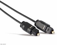 Kash 30L510 Toslink Digitale audio Aansluitkabel [1x Toslink-stekker (ODT) - 1x Toslink-stekker (ODT)] 3.00 m Zwart Vergulde steekcontacten - thumbnail