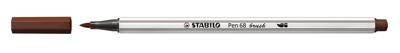 Stabilo pen 68 brush 45 - bruin