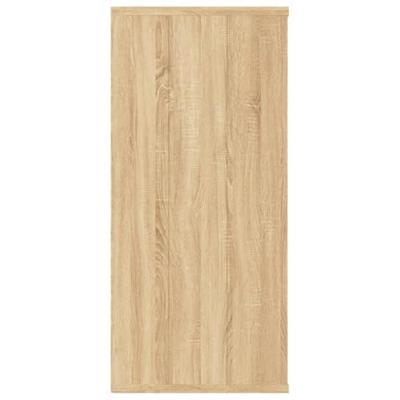 Boekenkast/dressoir 66x30x97,8 cm spaanplaat sonoma eikenkleur