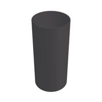 Vrijstaande Waskom Zydra Florida 39x39 cm Negro - thumbnail