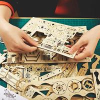 Robotime houten puzzel Prime Steam Expres - thumbnail