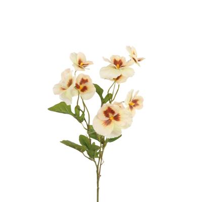 Roberts Collection Kunsttak viool struik wit/geel 45cm