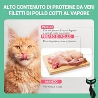 Schesir After Dark Velvet mousse kip & rund 80g - thumbnail