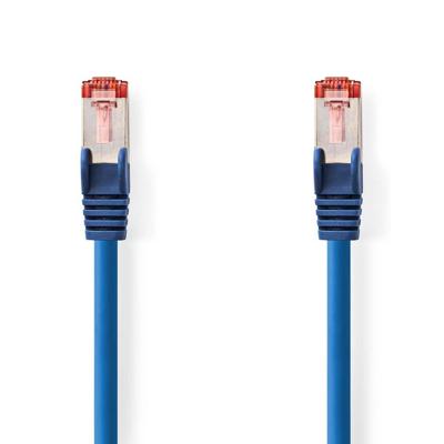 Nedis CCGL85221BU30 Cat6-kabel Rj45 Male Rj45 Male S/ftp 3.00 M Rond Lszh Blauw Label
