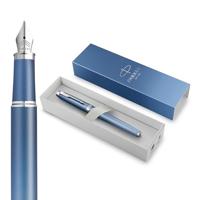 Parker IM Rituals vulpen, blauw CT, medium, giftbox - thumbnail